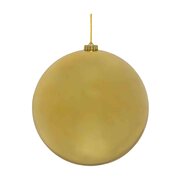 Weihnachtskugeln Christbaumkugeln XL aus Kunststoff gold, 15cm, 1 Stk.