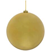 Weihnachtskugeln XL aus Kunststoff gold, 25cm, 1 Stk.