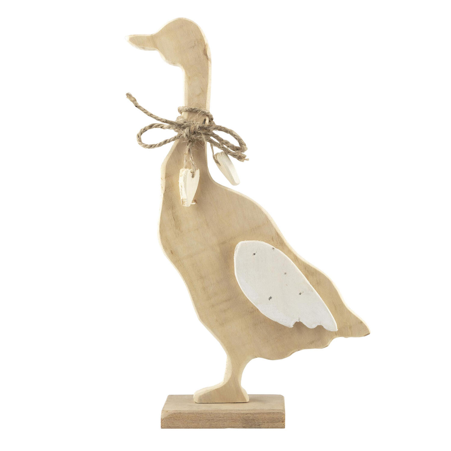 Ente aus Holz Osterdeko 30 cm, 1 Stk.