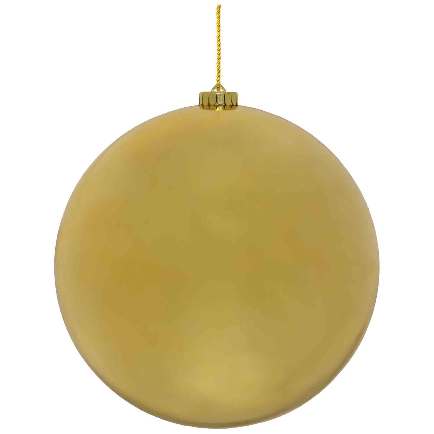 Weihnachtskugeln Christbaumkugeln XL aus Kunststoff gold, 25cm, 1 Stk.