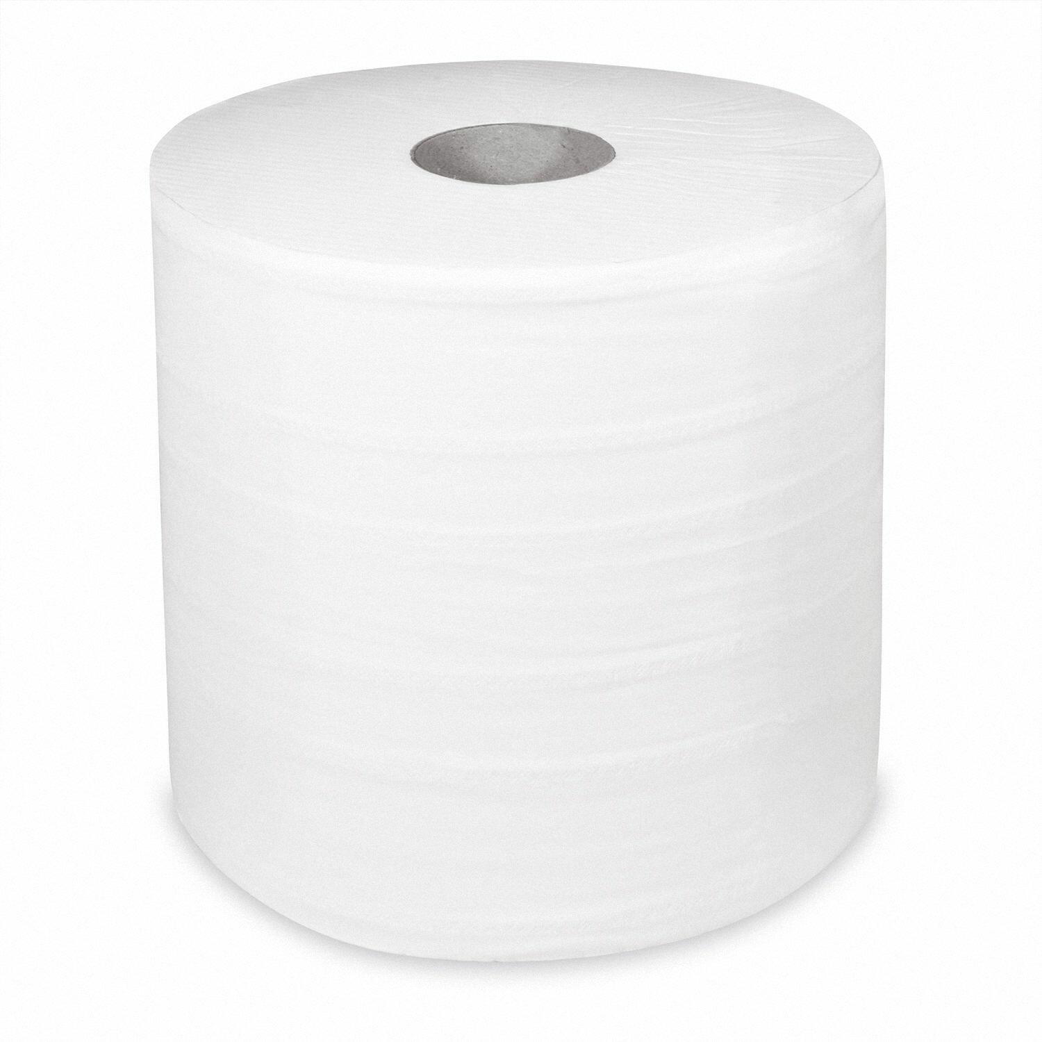 Industrie-Putztuchrolle glatt Tissue 2-lagig  26 x 38cm x 304m wei, 2 Stk.